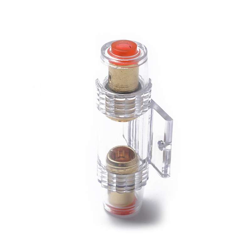 A0299 Car 100 Amp Audio AGU Fuse Holder Fuseholder 4 6 8 Gauge Inline Gold Plated