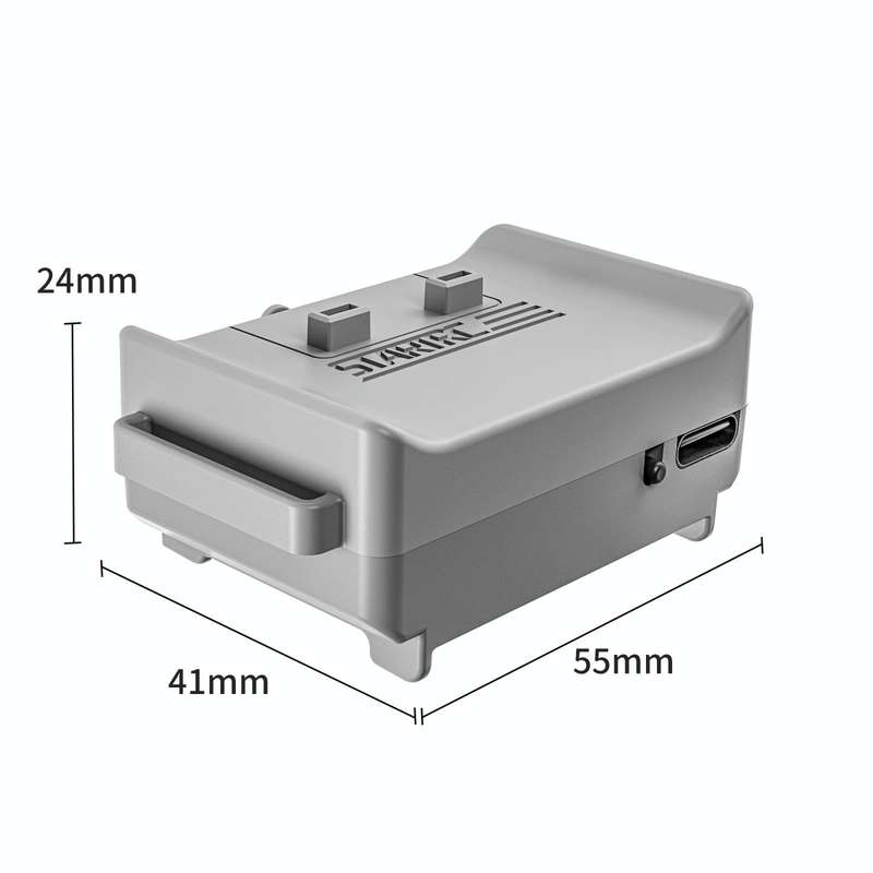For DJI Mini 4 Pro STARTRC Magnetic Air-Dropping System Thrower Parabolic Bracket (Grey)