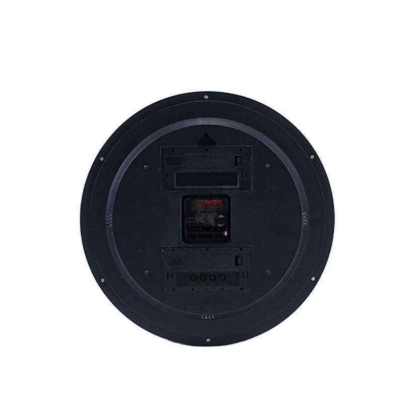 13 Inch Dual-screen LED Display Wall Clock Living Room Temperature And Humidity Calendar Multi-fu...