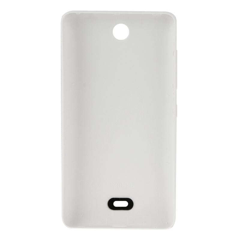 Frosted Surface Plastic Back Housing Cover for Microsoft Lumia 430(White)