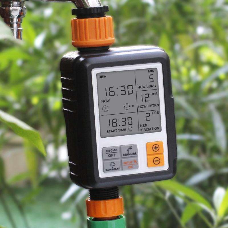 Universal LCD Screen Sprinkler Controller Outdoor Garden Solenoid Valve Timer Automatic Watering ...