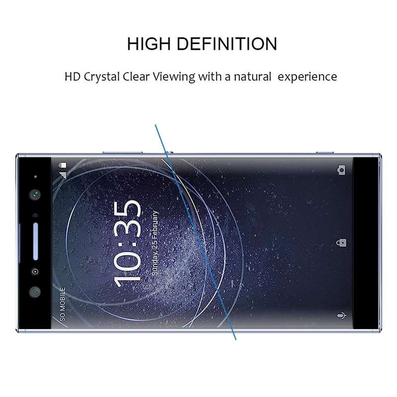 For Sony Xperia XA2 Ultra 25pcs 3D Curved Edge Full Screen Tempered Glass Film