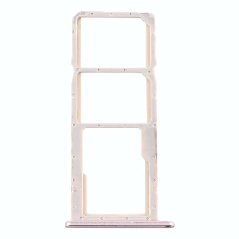 SIM Card Tray + SIM Card Tray + Micro SD Card Tray for Huawei Y6 (2019) (Gold)