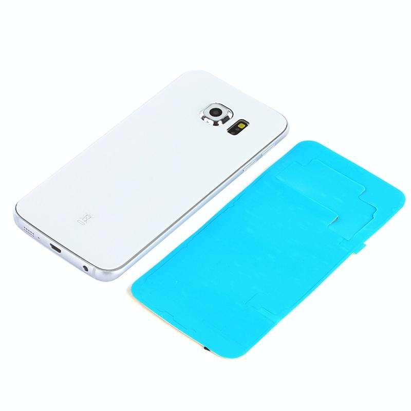 For Galaxy S6 Edge / G925 Original Battery Back Cover (White)