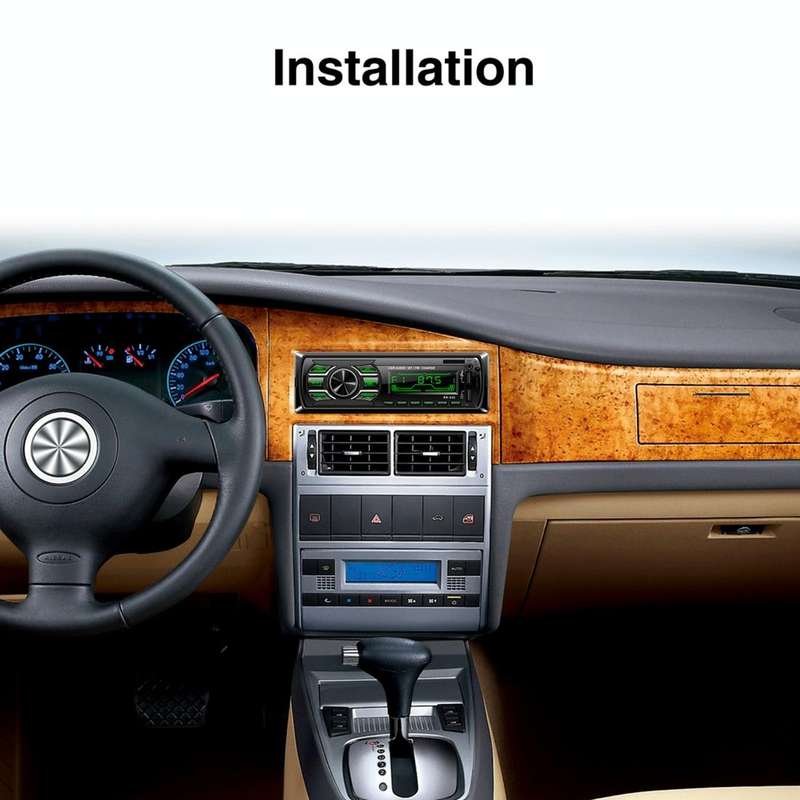 RK-535 Car Stereo Radio MP3 Audio Player with Remote Control, Support Bluetooth Hand-free Calling...