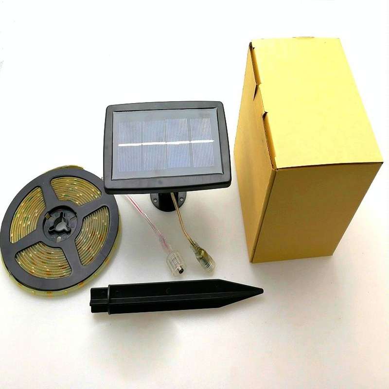 TYN002 5m 150 LEDs Solar Powered Garden Decoration LED Light Strip(Cool White)