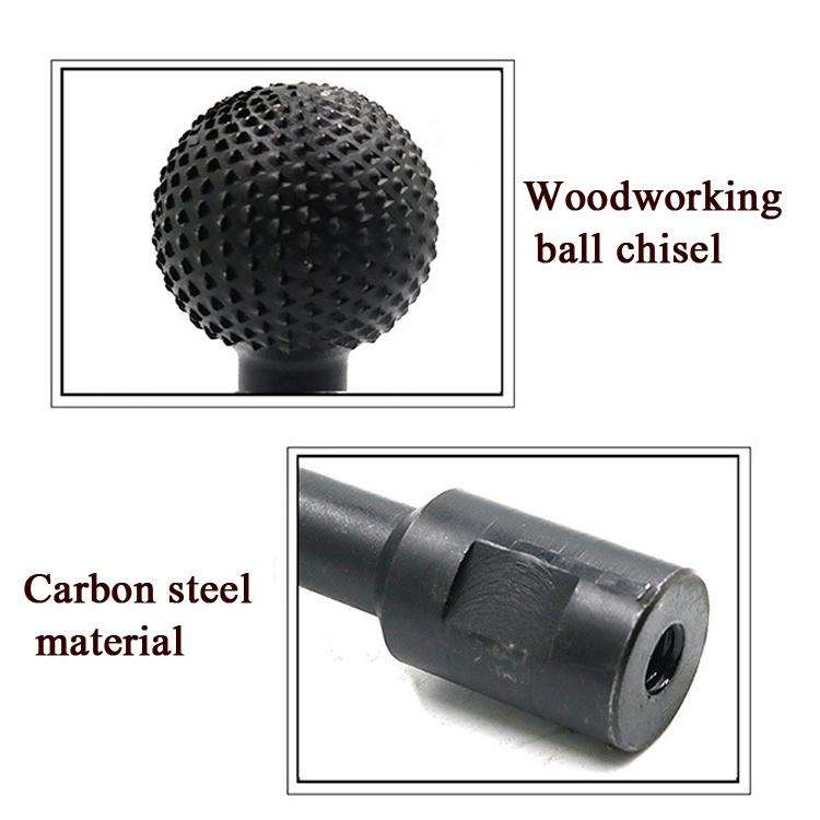 10mm Spherical Wooden Groove Carving Knife Rotary File Carving Grinding Head Electric Grinder Gri...