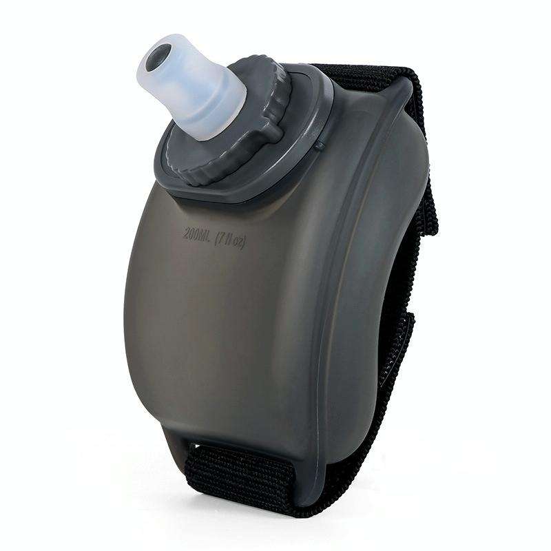 200ml Outdoor Running Wrist Water Bottle Hands Free Sports Cup(Black)