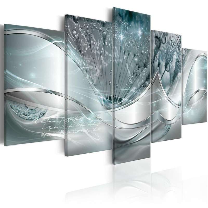 Sofa Background Wall Decorative Painting Hanging Paintings Frameless, Size: 30x80cm(Blue)