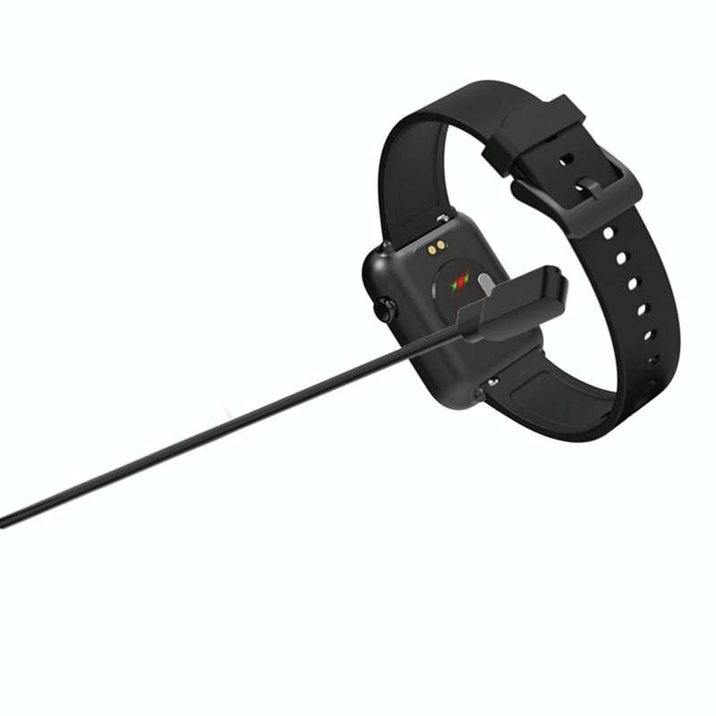 For Realme TechLife Watch Watch Magnetic Charging Cable Length: 1.2m(Black)