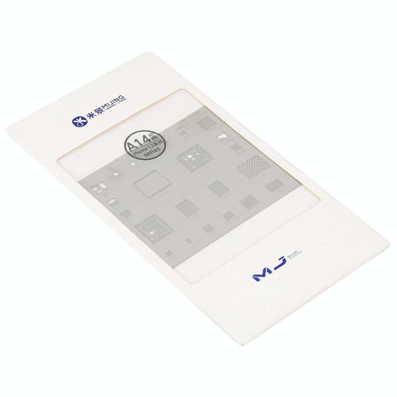 Mijing A14 3D BGA Stencil IC Solder Reball Tin Plant Net for iPhone 12 Series