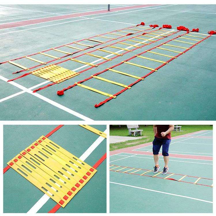 6 Meters 12 Knots Thick Section Pace Training Tough Durable Soft Ladder Football Training Wear Re...