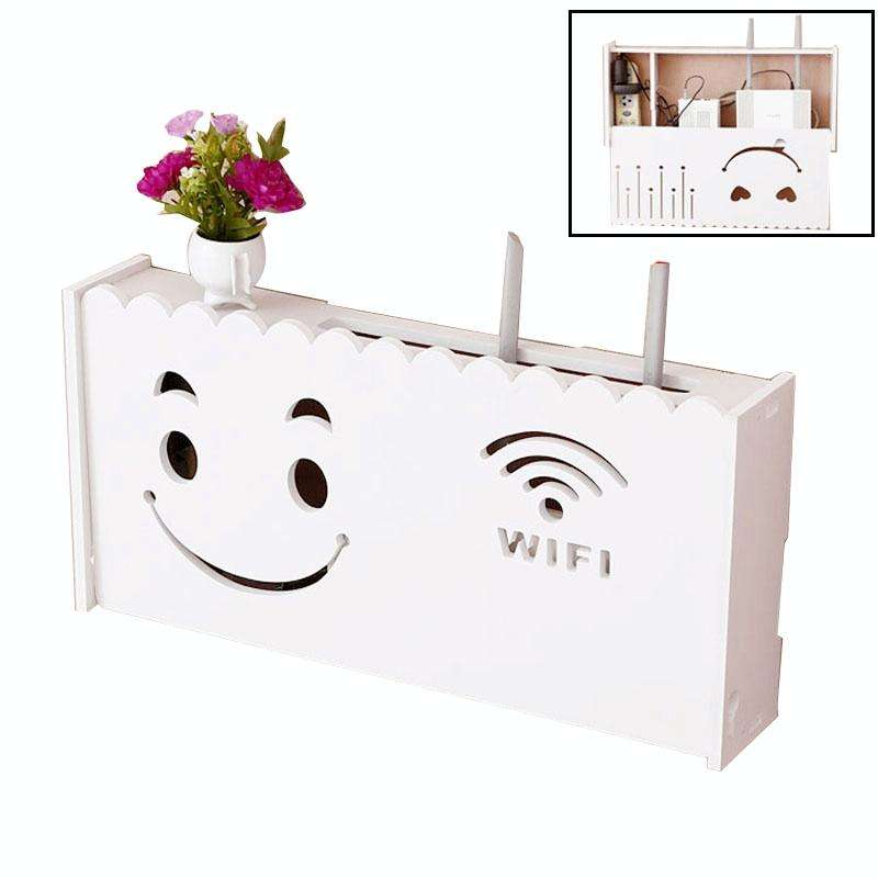 Socket Router Storage Box Set-top Box Decoration TV Cabinet Living Room Junction Box, Size:40.5x2...