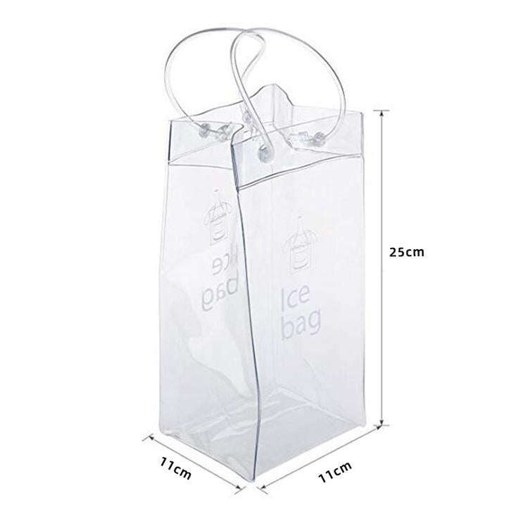 High Quality PVC Ice Bag for Wine(Transparent)