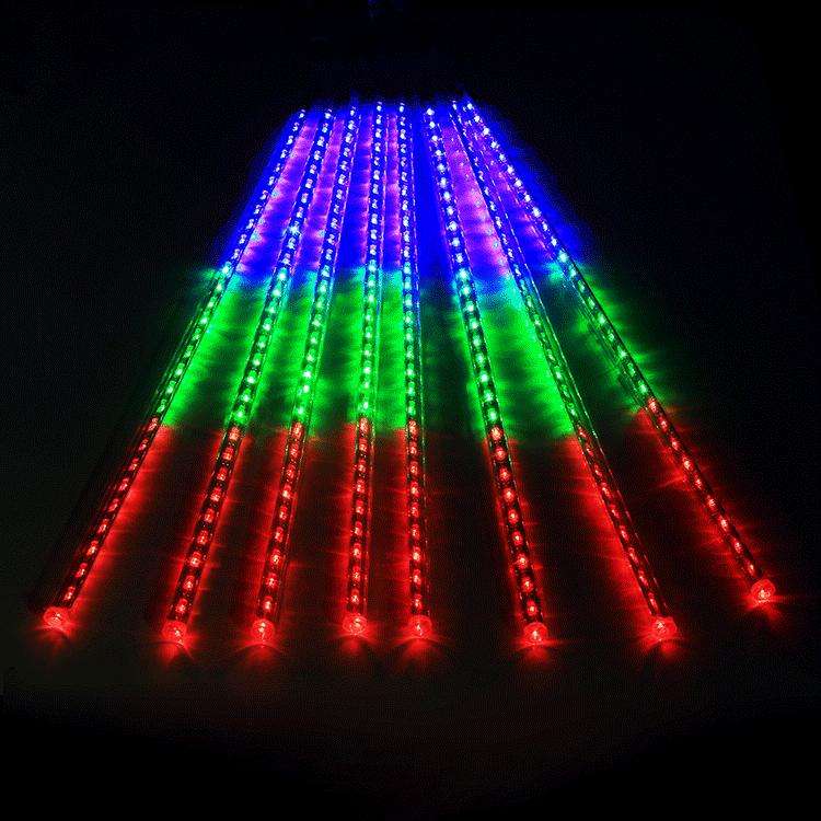 50cm 8 Tubes DIP Meteor Rain Light, LED Decorative Light, Tube Diameter: 1.2cm, AC 100-240V, US, ...