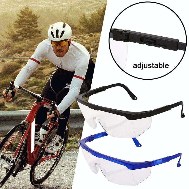 10 PCS Outdoor Safety Glasses Spectacles Eye Protection Goggles Dental Work Eyewear(Black Frame B...