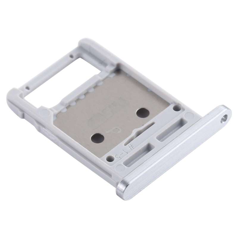 For Samsung Galaxy Tab S7 SM-T870/T875 SIM Card Tray + Micro SD Card Tray (Silver)