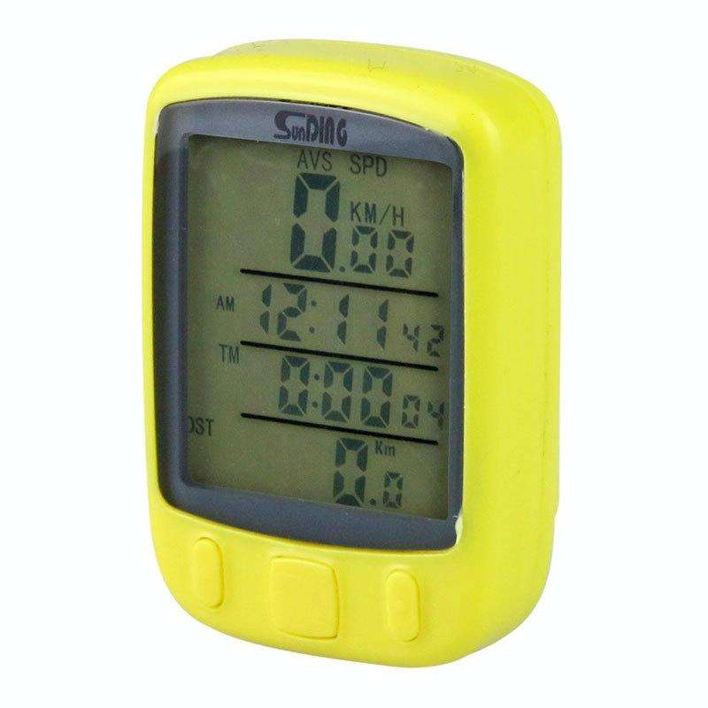SUNDING 563A Bike Bicycle Waterproof Wired LCD Screen Luminous Mileage Speedometer Odometer, Engl...