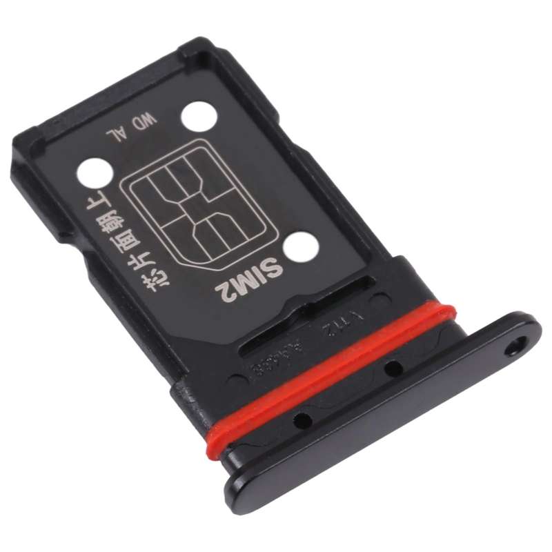 For OnePlus 10 Pro NE2210 NE2211 NE2213 NE2215 SIM Card Tray + SIM Card Tray (Black)
