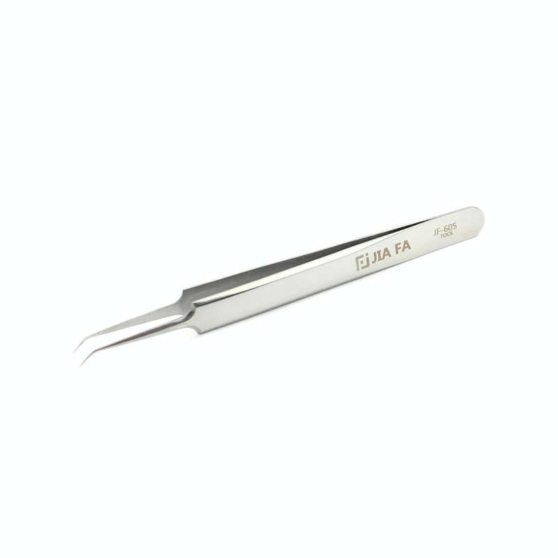 JIAFA JF-605 Stainless Steel Curved Tip Tweezers