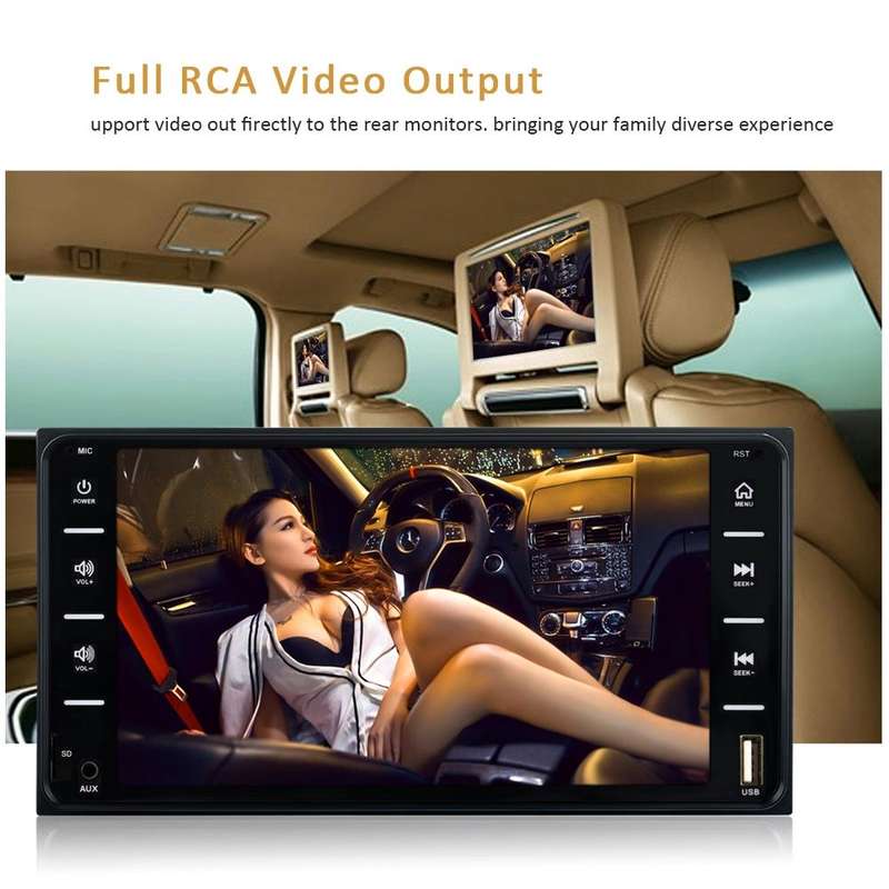 848V 16 7 inch Multi-touch Screen Car GPS Navigator, Support TF Card / USB / AUX / MP5 Player / A...