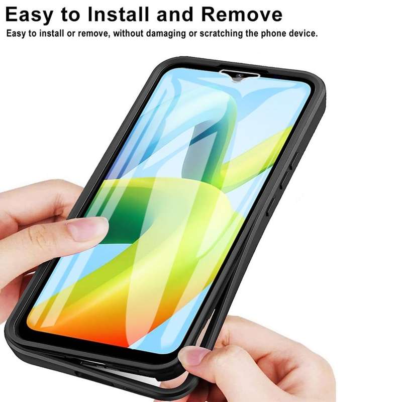 For Xiaomi Redmi A1 Acrylic + TPU 360 Degrees Full Coverage Phone Case(Purple)