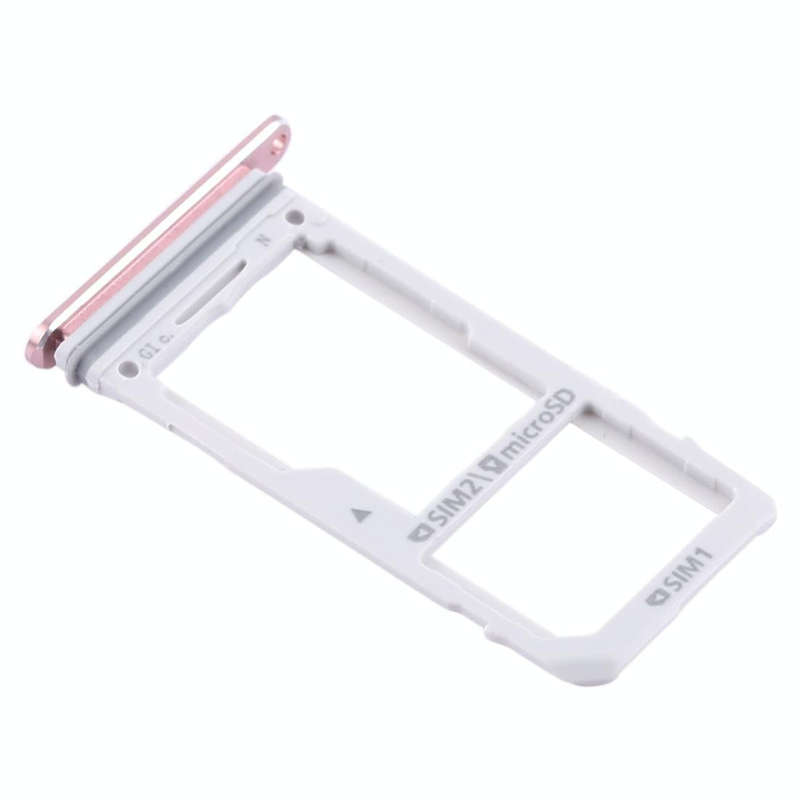 For Galaxy Note 8 2 SIM Card Tray / Micro SD Card Tray (Pink)
