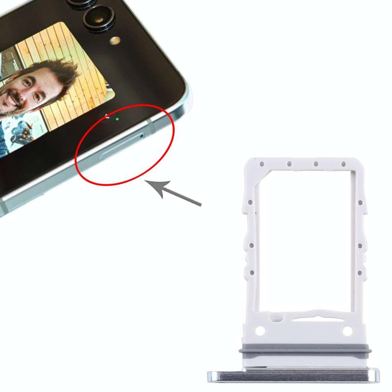 For Samsung Galaxy Z Flip5 SM-F731 Original SIM Card Tray (Green)
