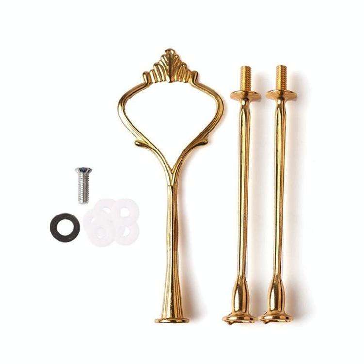 1 Set Sweets Candy Cupcake Tray Wedding Party Cake Display Stand Zinc Alloy Golden Tone cake stan...
