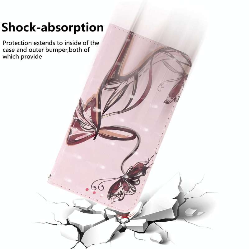 For Samsung Galaxy A53 5G 3D Colored Horizontal Flip Leather Phone Case(Butterfly High-heeled)
