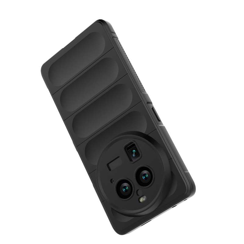For OPPO Find X6 Pro 5G Magic Shield TPU + Flannel Phone Case(Grey)