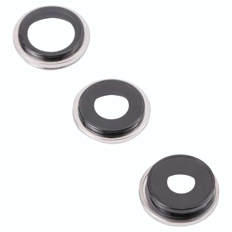 Camera Lens Cover With Retaining Bracket for iPhone 13 Pro(Silver)