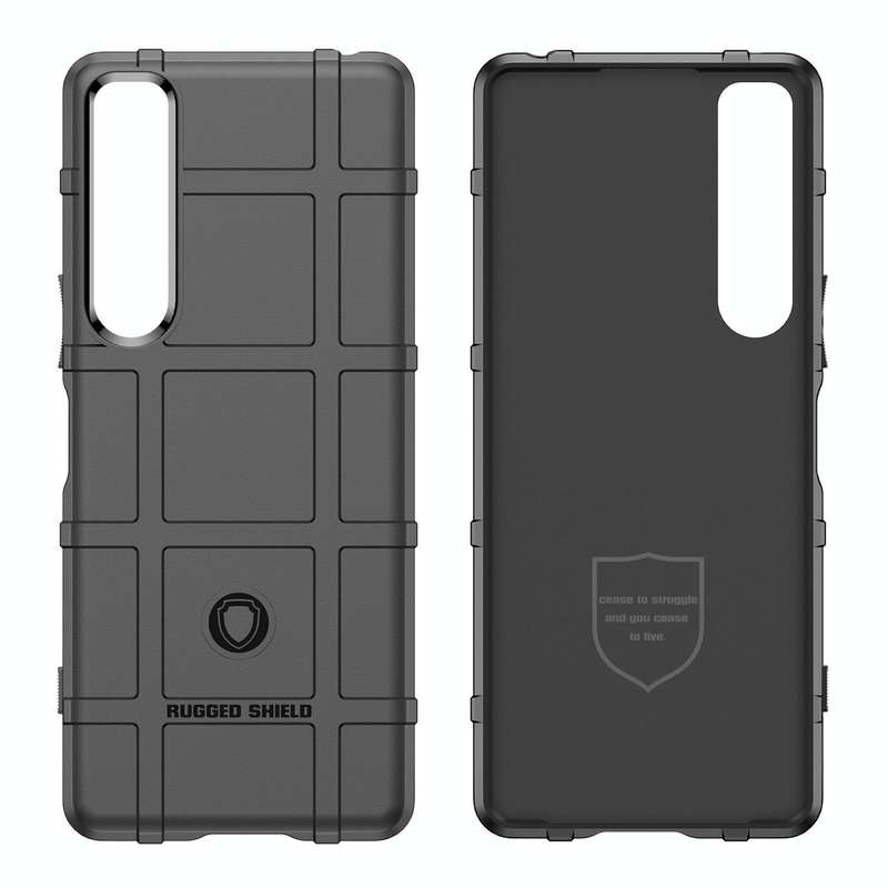 For Sony Xperia 1 IV Full Coverage Shockproof TPU Phone Case(Black)