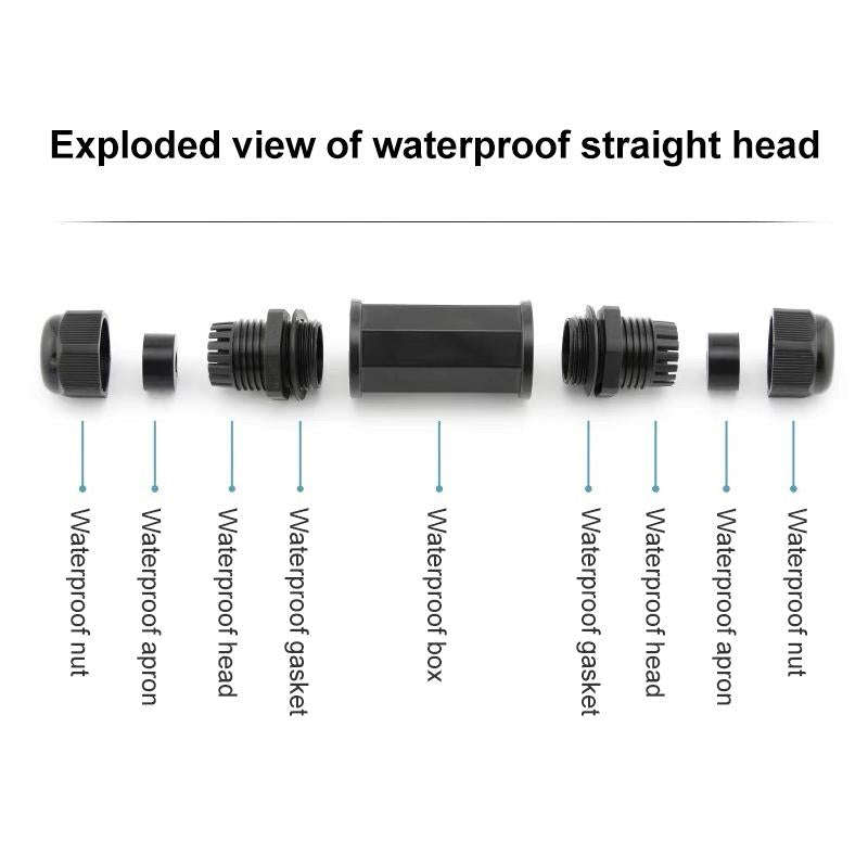 RJ45 Waterproof Connector Double Head Lan Coupler Adapter
