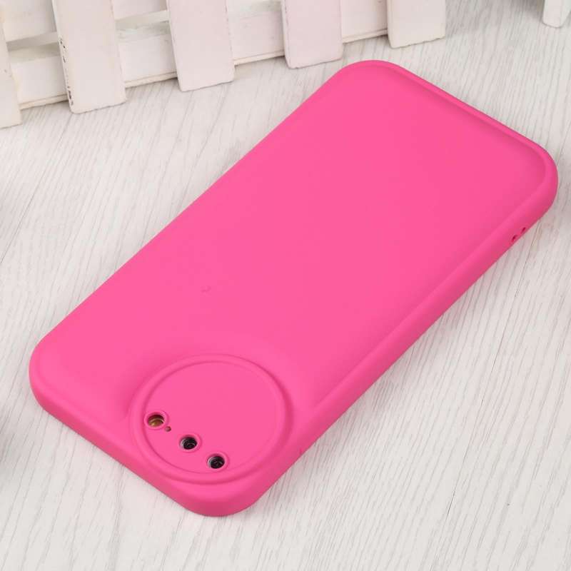 For iPhone 8 Plus / 7 Plus Liquid Airbag Decompression Phone Case(Light Rose Red)