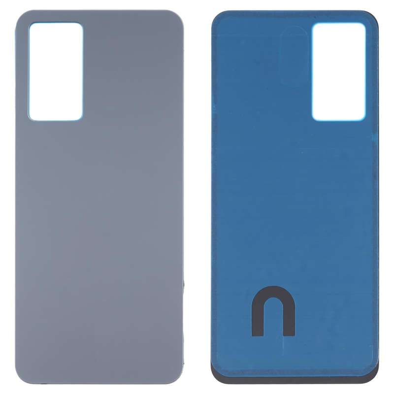 For vivo Y75 4G 2022/V23e Glass Battery Back Cover (Black)