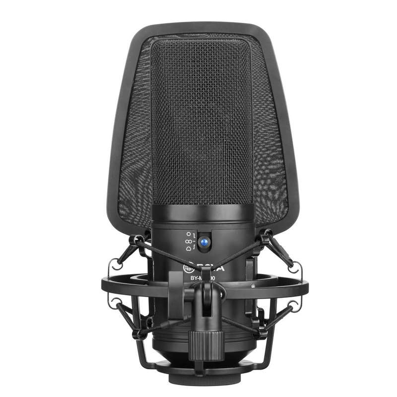 BOYA BY-M1000 Professional Recording Studio Cardioid Omnidirectional Switchable Microphone