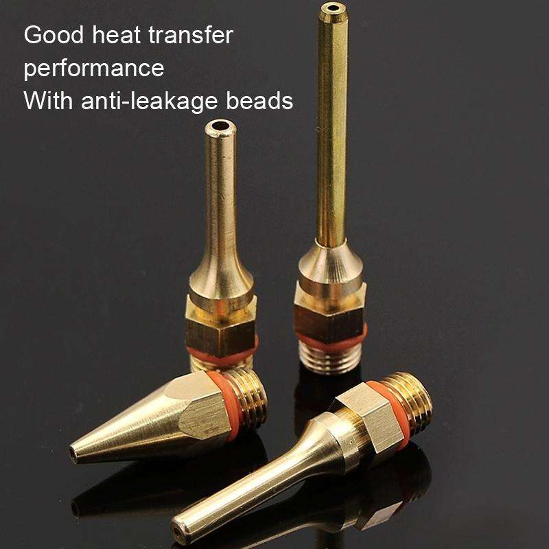 Hot Melt Glue Tool Copper Nozzle Fine Hole Dispensing Head, Size: 2.0x70mm