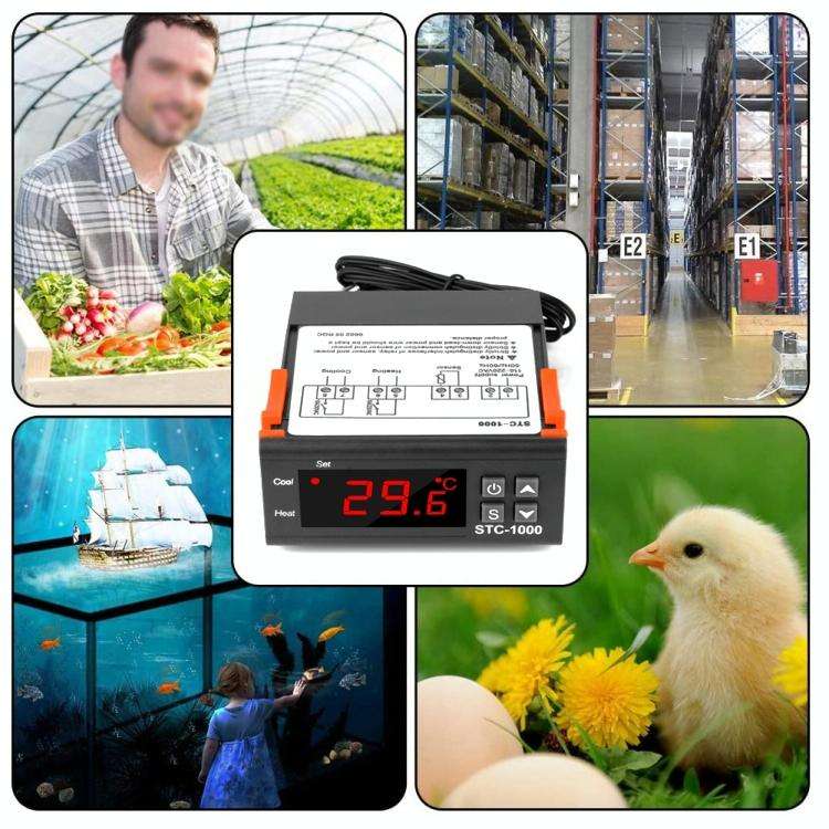 STC-1000 Aquarium Incubation Seafood Machine Electronics Number Microcomputer Temperature Control...