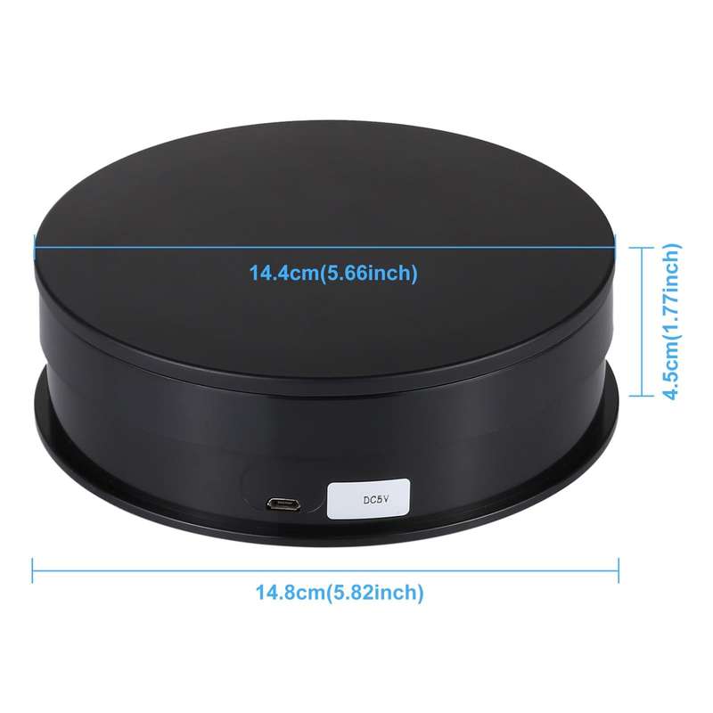 PULUZ 15cm USB Electric Rotating Turntable Display Stand Video Shooting Props Turntable for Photo...