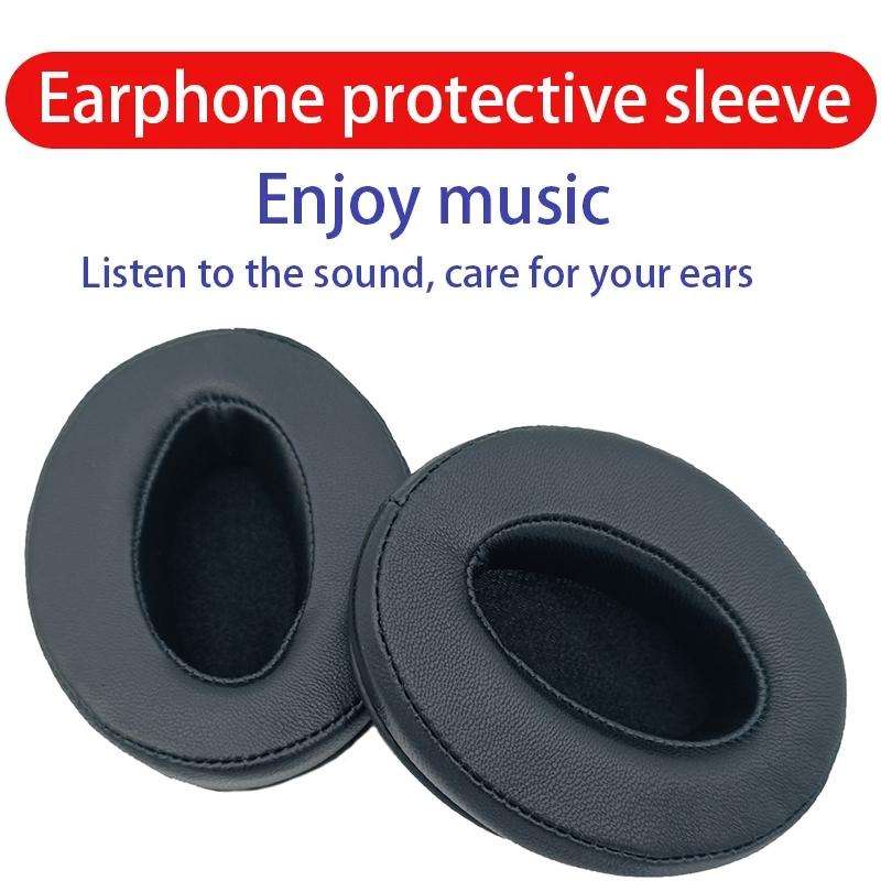 2pcs For Sennheiser HD4.50BTNC Wireless Headset Sponge Cover Replacement Earmuffs, Color: Black Mesh