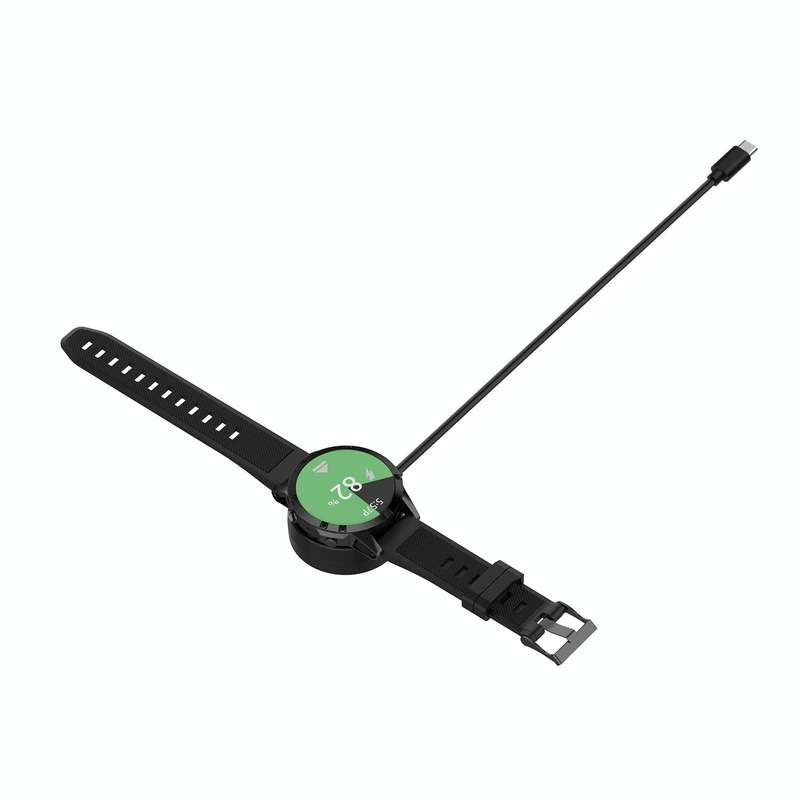 For Garmin Forerunner 645 Music Type-C / USB-C Interface Watch Charger With Data Function(Black)