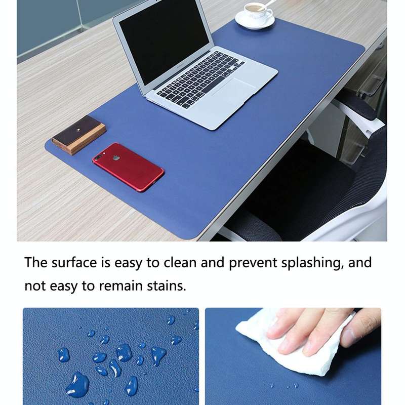 Multifunction Business PU Leather Mouse Pad Keyboard Pad Table Mat Computer Desk Mat, Size: 90 x ...