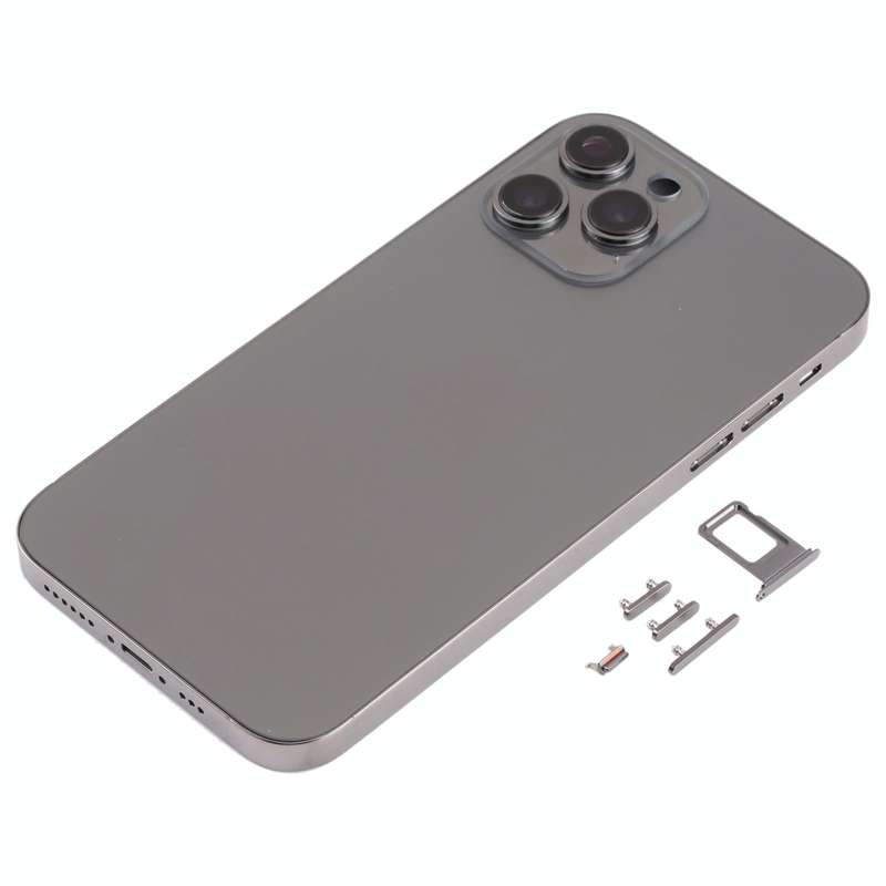 Stainless Steel Material Back Housing Cover with Appearance Imitation of iP13 Pro for iPhone XR(B...