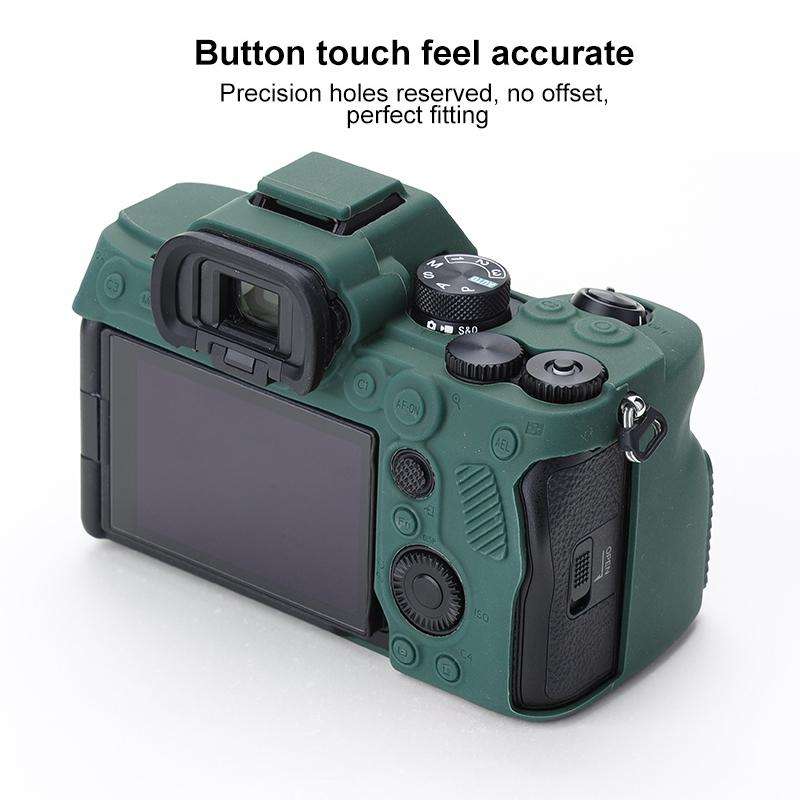 Soft Silicone Protective Case for Sony A7 IV (Green)