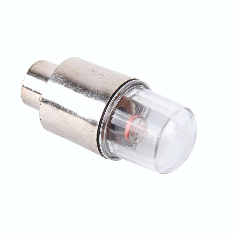 2 PCS Valve Cap Light Wheel Tyre Lamp With Battery for Car / Motorbike / Bike(Blue Light)