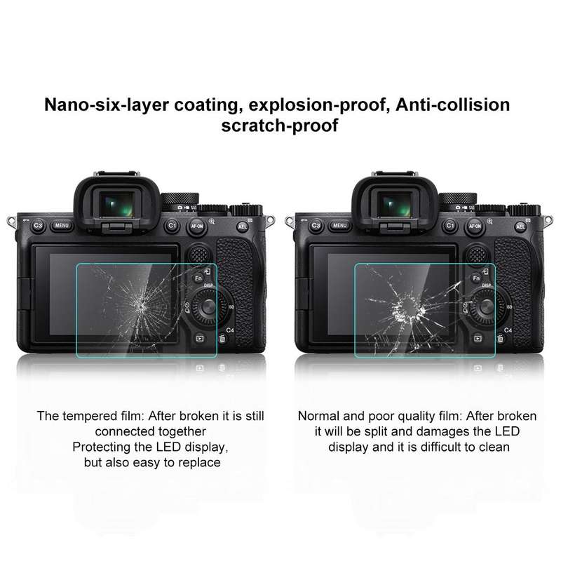 PULUZ 2.5D 9H Tempered Glass Film for Sony Alpha 7 IV / A7 IV / ILCE-7M4 / A7M4