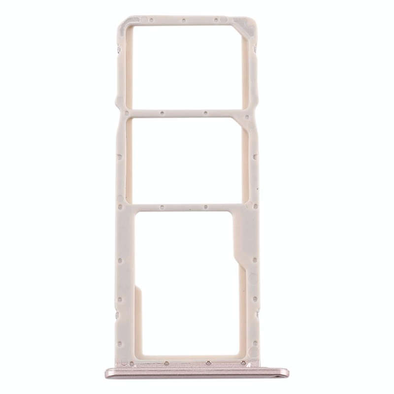 SIM Card Tray + SIM Card Tray + Micro SD Card Tray for Huawei Y6s (2019) (Gold)