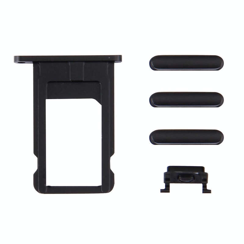 4 in 1 for iPhone 6s Plus (Card Tray + Volume Control Key + Power Button + Mute Switch Vibrator K...