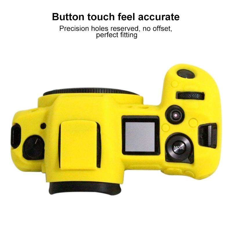 PULUZ Soft Silicone Protective Case for Canon EOS R(Yellow)